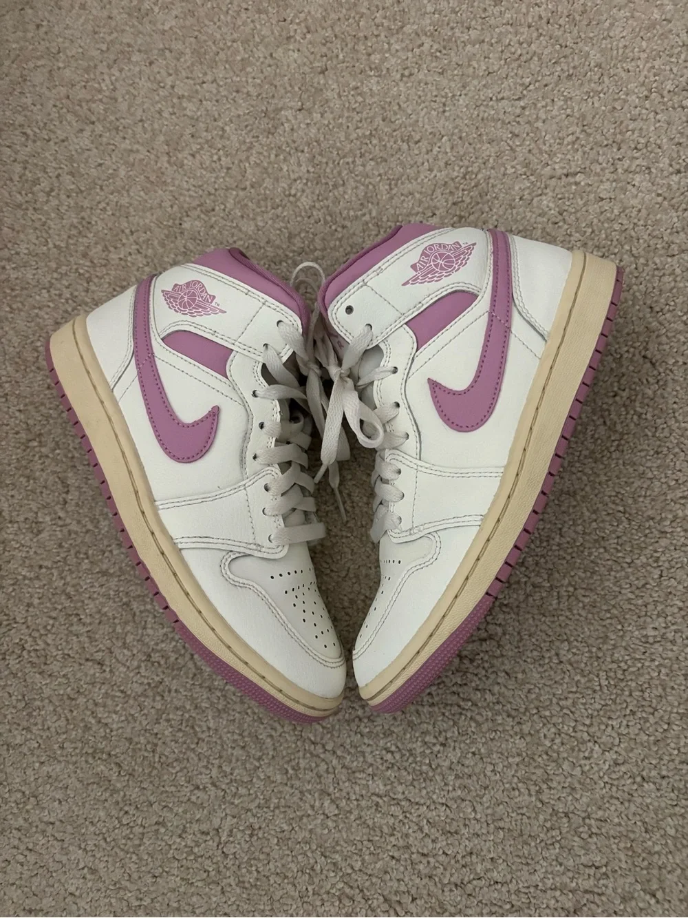 Nike Wmns Air Jordan 1 Mid shoes Women Casual BQ6472-162 size US 6.5